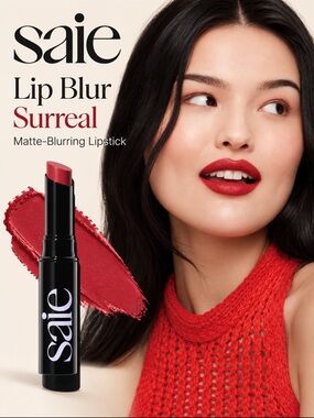 Saie Surreal Lip Blur Matte-Blurred Lipstick